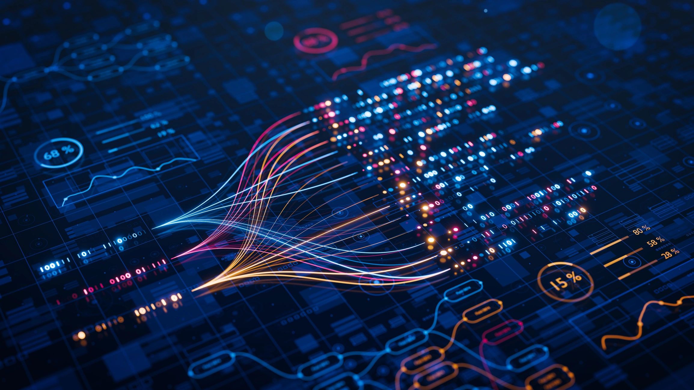 AI robotics abstract technology